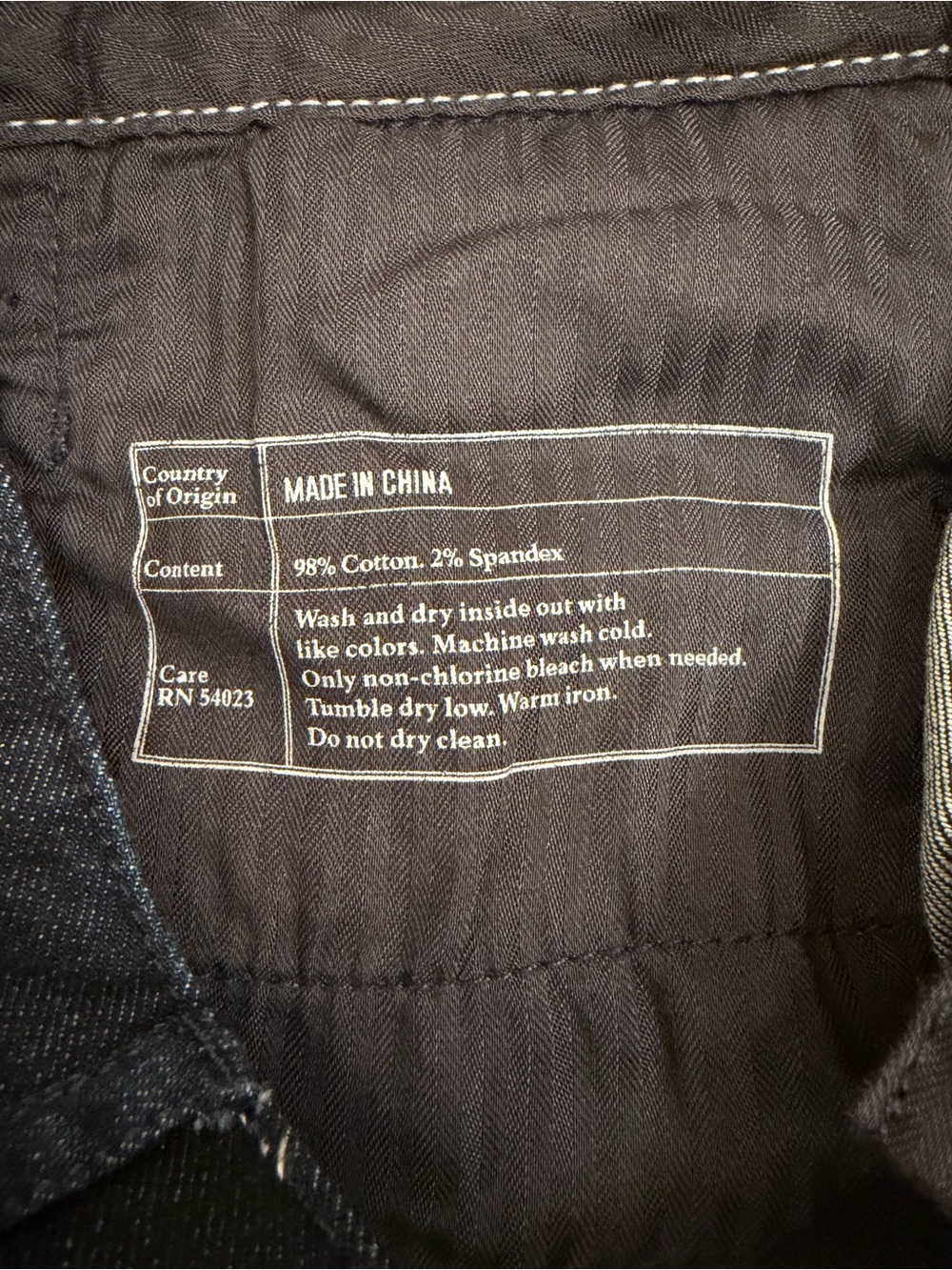 Banana Republic Classic Dark Wash Trouser Jeans Size 29L Long - Picture 8 of 8